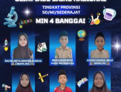 Enam Siswa MIN 4 Banggai Ikuti Olimpiade Sains Nasional Tingkat Provinsi Sulteng
