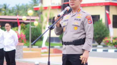 Kapolresta Banggai Pimpin Apel Perdana Tekankan Inovasi dan Profesionalisme