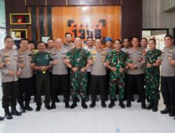 Dua Institusi Bersinergi, Kapolresta Banggai Sambangi Makodim 1308 LB