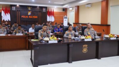 Hadapi Puncak Musim Kemarau, Kapolda Sulteng Ikuti Arahan Wakapolri Perkuat Pencegahan Karhutla