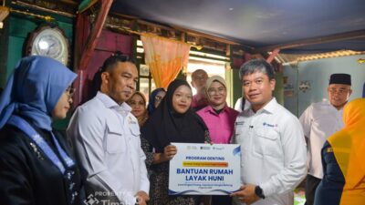 PT TIMAH Bangun 3 Rumah Layak Huni untuk Cegah Stunting di Pangkalpinang