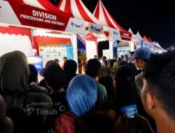 Stand PT TIMAH di Pameran HUT Babar Ramai Dikunjungi Warga