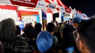 Stand PT TIMAH di Pameran HUT Babar Ramai Dikunjungi Warga