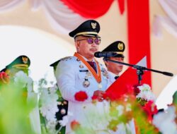 Peringatan HUT RI ke-81 Berlangsung Khidmat, Bupati Banggai Bertindak Sebagai  Inspektur Upacara
