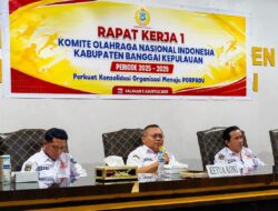 Ketua KONI Bangkep Buka Raker Pertama Perkuat Konsolidasi Organisasi Menuju Porprov