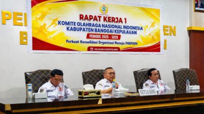 Ketua KONI Bangkep Buka Raker Pertama Perkuat Konsolidasi Organisasi Menuju Porprov