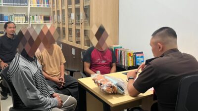 Berkas Lengkap, Polresta Banggai Tahap II 3 Tersangka Narkotika dan 39 Gram Sabu