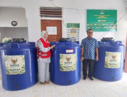 BAZNAS Belitung Serahkan  Tiga Tandon Air, Bantu Masyarakat Hadapi Musim Kemarau