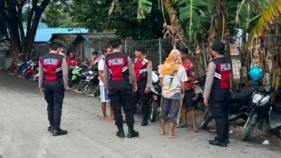 Patroli Siang Samapta Polresta Banggai, Sasar Pusat Keramaian dan Perumahan Antisipasi C3