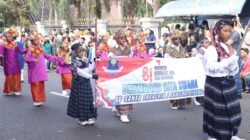 Ribuan Peserta Meriahkan Pawai Kemerdekaan ke-81 di Pangkalpinang