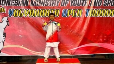 Arkhan Athaya Kembali Persembahkan 2 Emas untuk Babel di Kejuaraan Karate Internasional Yogyakarta