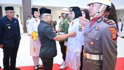 Kukuhkan Paskibraka 2026, Bupati Banggai :Tumbuhkan Rasa Cinta Tanah Air Serta Tanggung Jawab Terhadap Bangsa dan Negara