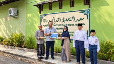 PT TIMAH Bantu Pembangunan Ruang Belajar Ponpes Tahfizhul Qur’an Permata Belitung