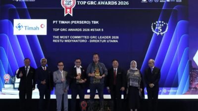 Di Tengah Upaya Perbaikan Tata Kelola, PT Timah Raih Dua Penghargaan TOP GRC 2026