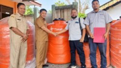 Kekeringan di Babar, PT Timah-BPBD Salurkan 15 Tangki Air Bersih