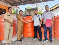 Kekeringan di Babar, PT Timah-BPBD Salurkan 15 Tangki Air Bersih