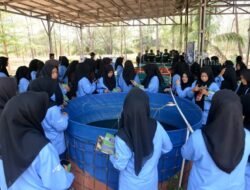 Siswa SMK IT Jamalullail Belinyu Belajar Pengelolaan Pascatambang di Kampoeng Reklamasi Air Jangkang