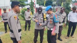 Antisipasi Judi Online dan Pinjol, Propam Polresta Banggai Periksa HP Personel