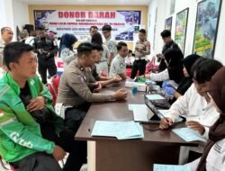 Ratusan Peserta Berbagai Kalangan Ikut Aksi Kemanusian Jelang Hari Lalu Lintas ke-71 di Sulteng