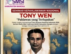 SMSI Bangka Gelar Seminar Kepahlawanan Tony Wen, Gaungkan Kembali Usulan Pahlawan Nasional