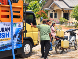 Kemarau Panjang di Sungailiat, PT Timah Salurkan Air Bersih ke 6 Kelurahan Belum Terjangkau PDAM