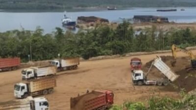 Ratusan Tongkang Pengangkut Ore Nikel Siuna Diduga Lakukan Pelayaran Tanpa Dokumen Clearance Kesehatan