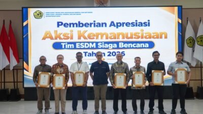 Kementerian ESDM Beri Penghargaan untuk PT Timah atas Aksi Kemanusiaan Gempa NTT 2026