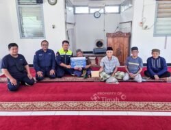 Puluhan Tahun Belum Direnovasi, Masjid Al Fatah di Beltim Terima Bantuan PT TIMAH