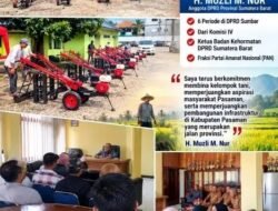 Lewat Pokir DPRD Sumbar, Muzli M. Nur Salurkan Alsintan untuk Petani Pasaman