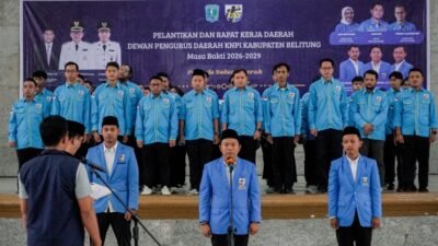 Bukan Sekadar Dilantik, 72 Pemuda Belitung Siap Bawa KNPI ke Arah yang Lebih Berdampak