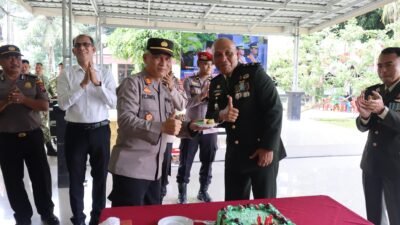 HUT Ke-81 TNI, Polresta Deli Serdang Beri Kejutan ke 5 Markas TNI: Wujud Soliditas TNI-Polri