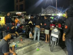 Jaga Luwuk Tetap Kondusif, URC Satreskrim Polresta Banggai Turun Malam