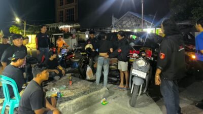 Jaga Luwuk Tetap Kondusif, URC Satreskrim Polresta Banggai Turun Malam