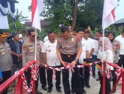 Kapolresta Deli Serdang Resmikan Jembatan Merah Putih, Penghubung Vital Desa Pardamean – Wonosari