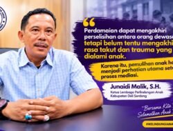 LPA Deli Serdang: Damai Bukan Akhir, Pemulihan Anak Korban Bullying Harus Jadi Prioritas