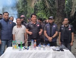 Gerebek 3 Titik Sarang Narkoba di Tanjung Morawa, Polresta Deli Serdang, Ditresnarkoba Polda Sumut dan BNNK Amankan 7 Orang