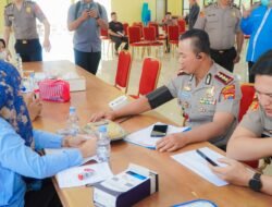 HUT Humas Polri ke-75, Polresta Banggai Kumpulkan 15 Kantong Darah untuk Kemanusiaan