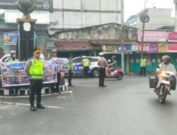 Kapolresta Deli Serdang Pimpin Strong Point Pagi, Sosialisasikan Ops Patuh Toba 2026 kepada Pengendara