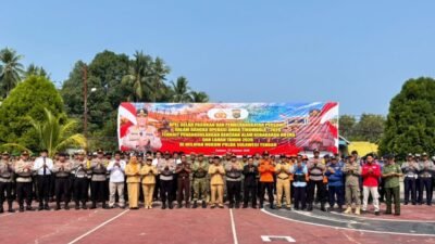 Siagakan Operasi Aman Tinombala 2026, Polres Banggai Kepulauan Gelar Pasukan Penanggulangan Karhutla